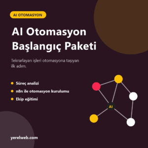AI Otomasyon ve Danışmanlık Başlangıç Paketi kapak görseli