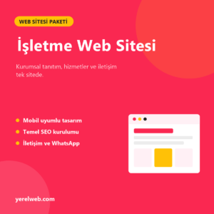 İşletme Web Sitesi Paketi kapak görseli
